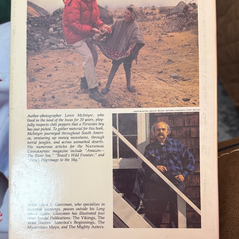 National Geographic The Incredible Incas Book - Blue and Gold Cover - Picture 2 of 11